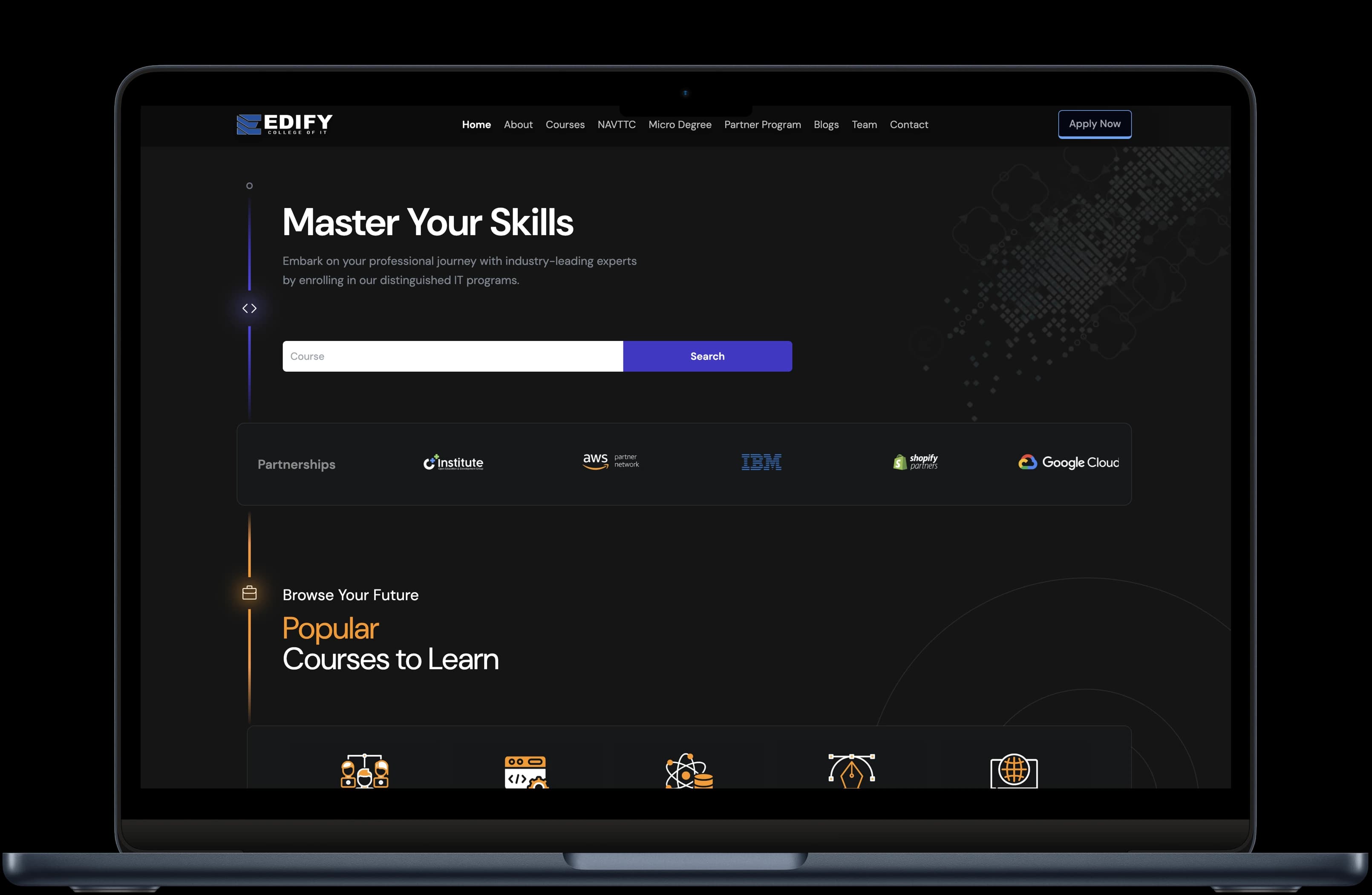 Edify College of IT homepage