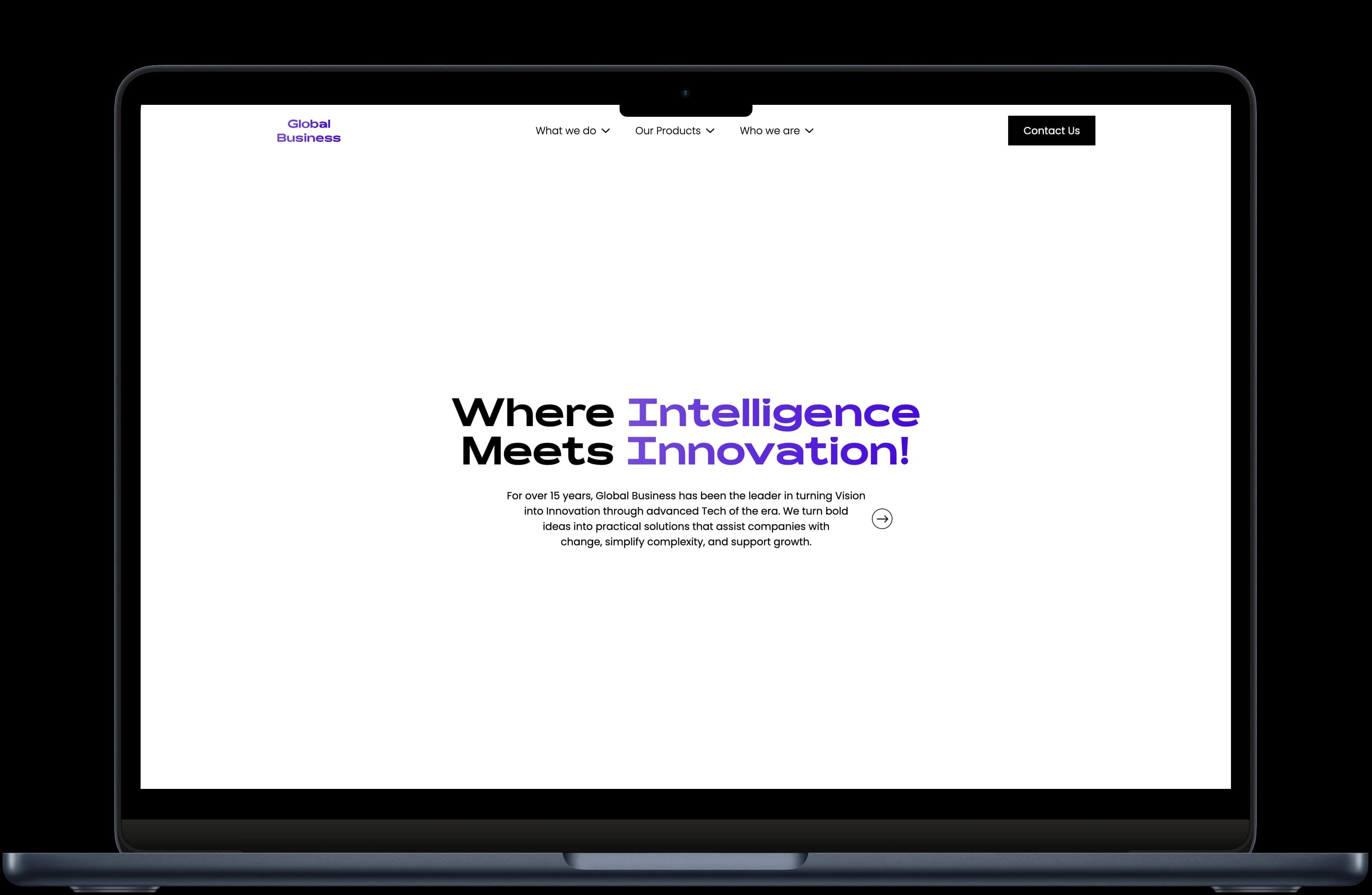Global Business homepage